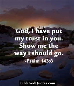 God I trust you