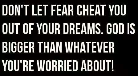 Say no to Fear