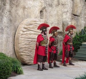 Soldiers At Jesus Tomb