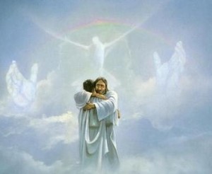 Christ Hugging Man