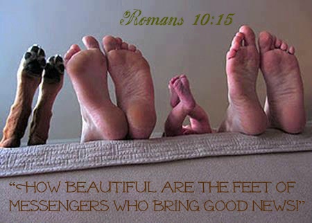messengers feet
