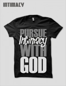 pursue intimacy with God